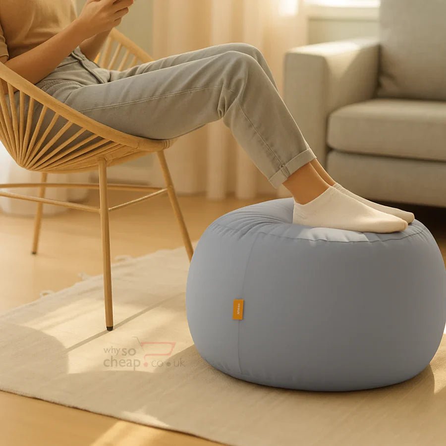 Remy Pod Footrest - Sky Blue - liquidation.store