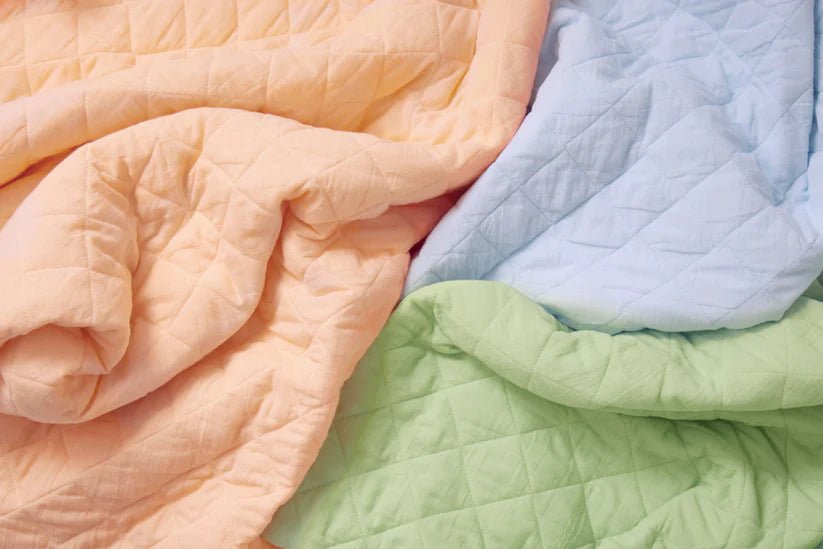 Remy Sleep 100% Cotton Weighted Blankets - The Junior (Minty Green - 3KG) - liquidation.store