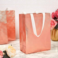 Reusable Grocery Tote Bag for Shopping (Large Rose Gold 20 Pack) - liquidation.store