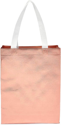 Reusable Grocery Tote Bag for Shopping (Large Rose Gold 20 Pack) - liquidation.store
