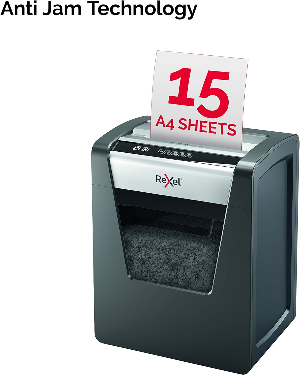 Rexel Momentum X415 Cross Cut Paper Shredder - liquidation.store