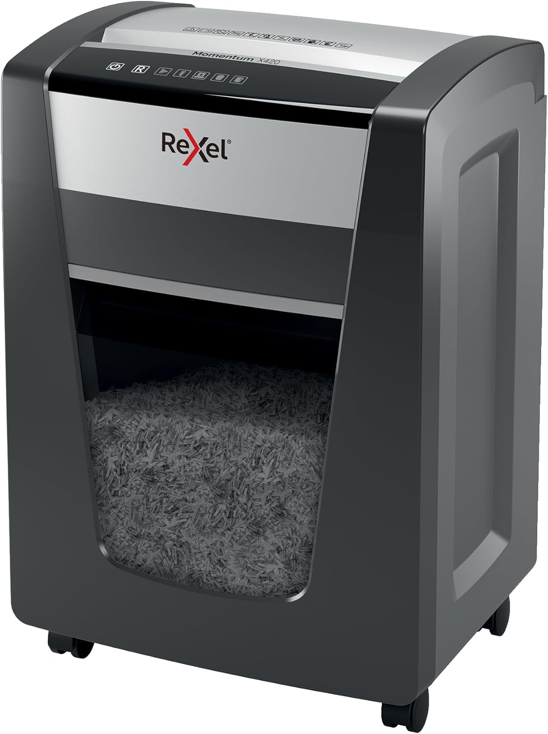 Rexel Momentum X420 Cross Cut Paper Shredder - liquidation.store