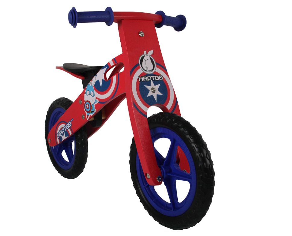 Ricco® Kids WOODEN Balance Bike with 12" EVA Wheels for 3-6 Year Olds - liquidation.store