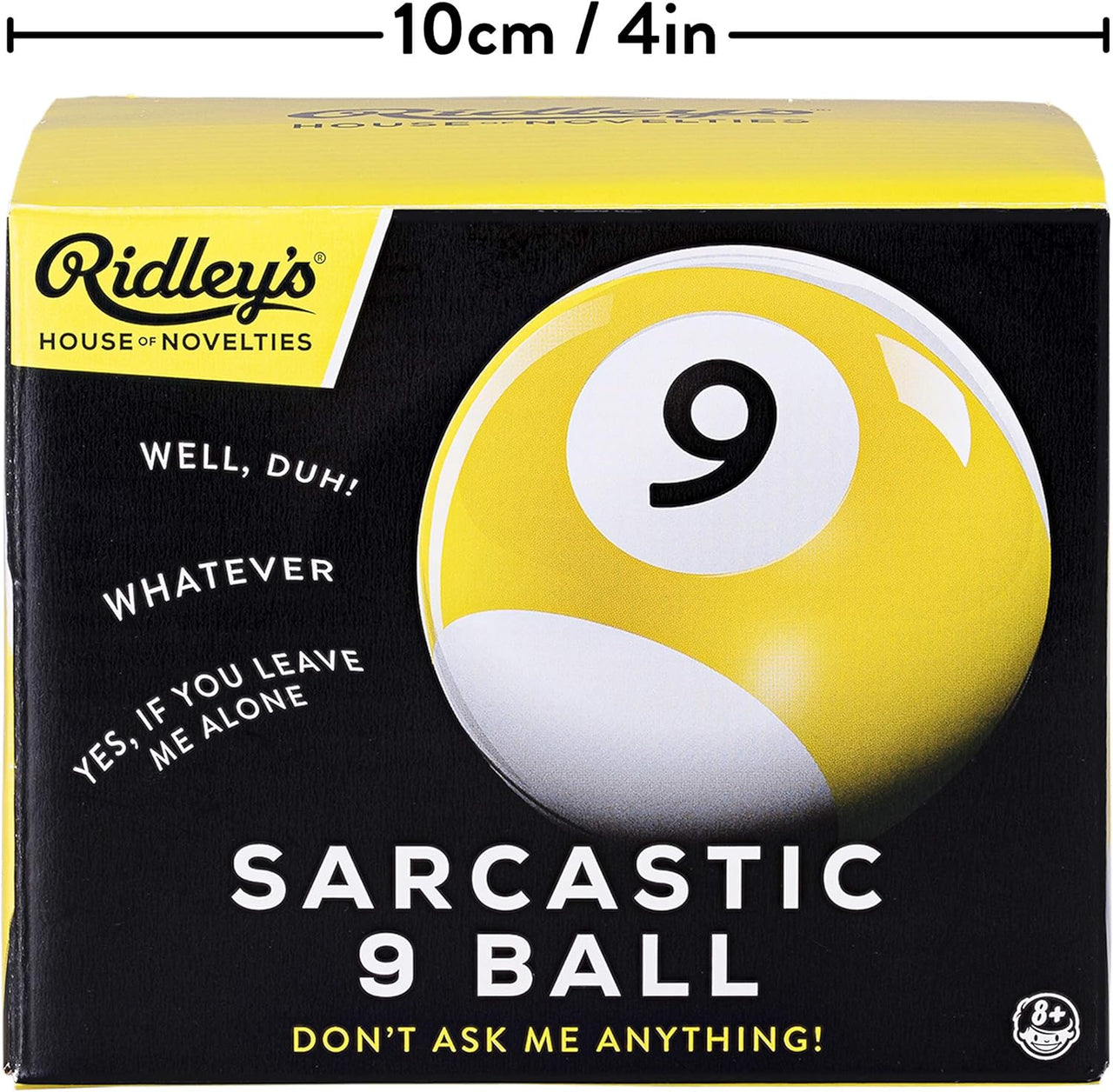 Ridley's Sarcastic 9 Fortune Telling Ball - liquidation.store