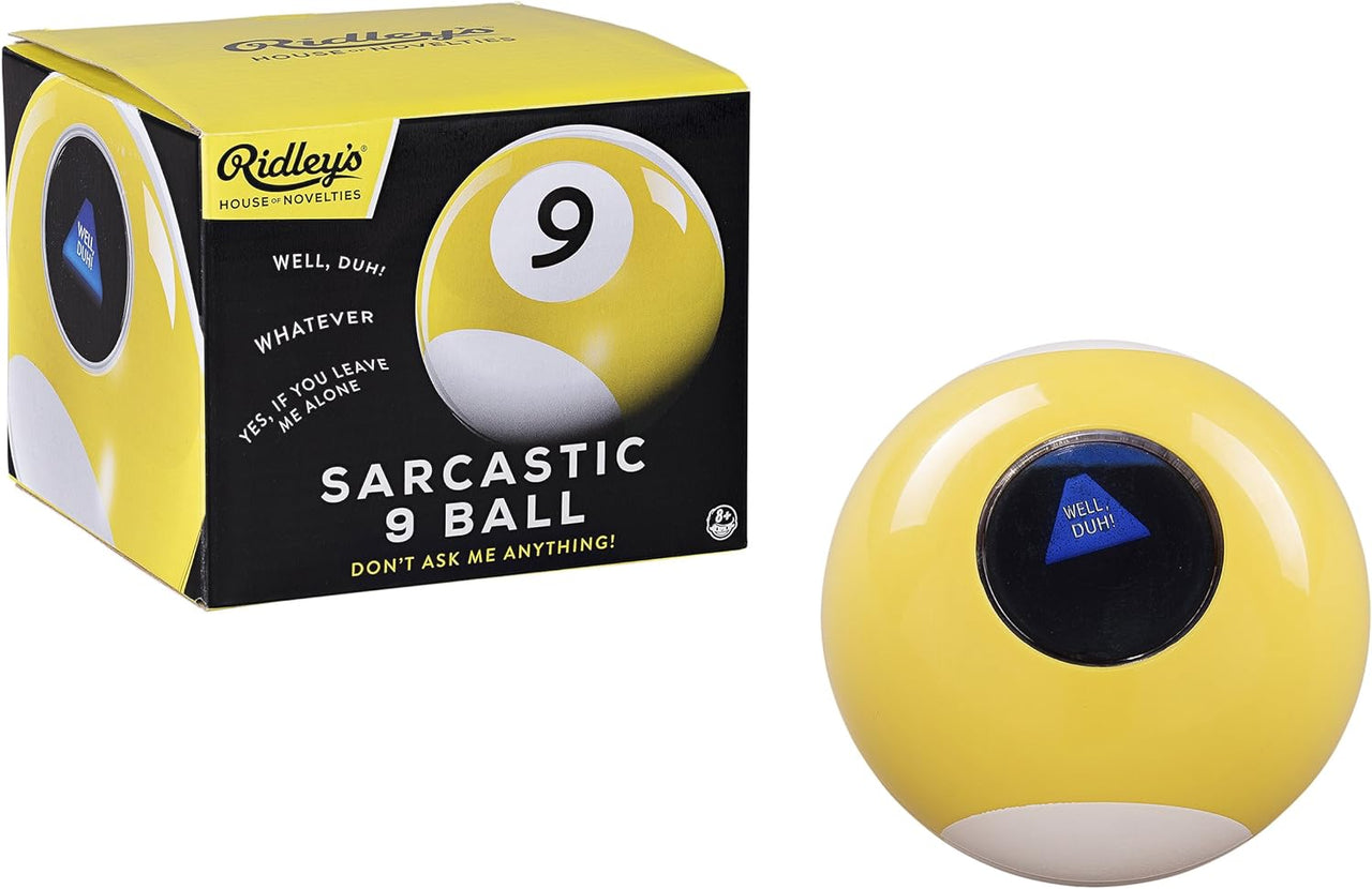 Ridley's Sarcastic 9 Fortune Telling Ball - liquidation.store