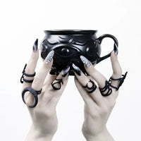 Rogue & Wolf Witch Cauldron Mug - Black Gothic - 400ml - liquidation.store