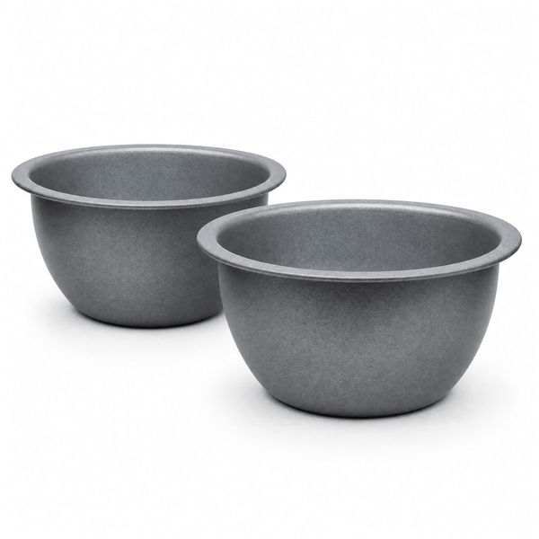 Round Non Stick Pudding Dish - 2 Pack (9CM) - liquidation.store