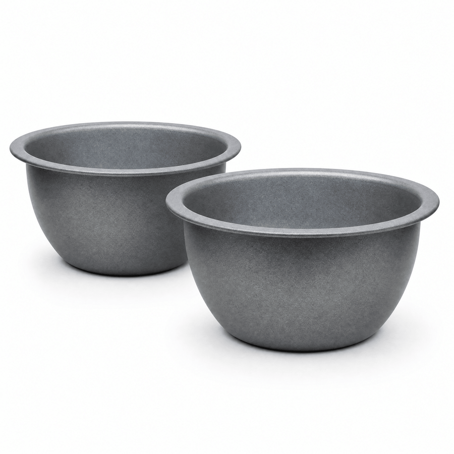 Round Non Stick Pudding Dish - 2 Pack (9CM) - liquidation.store