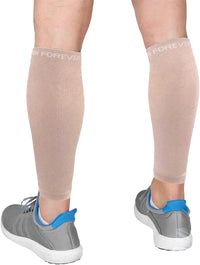Thumbnail for Run Forever Calf Compression Sleeves - Medium (Nude) - liquidation.store