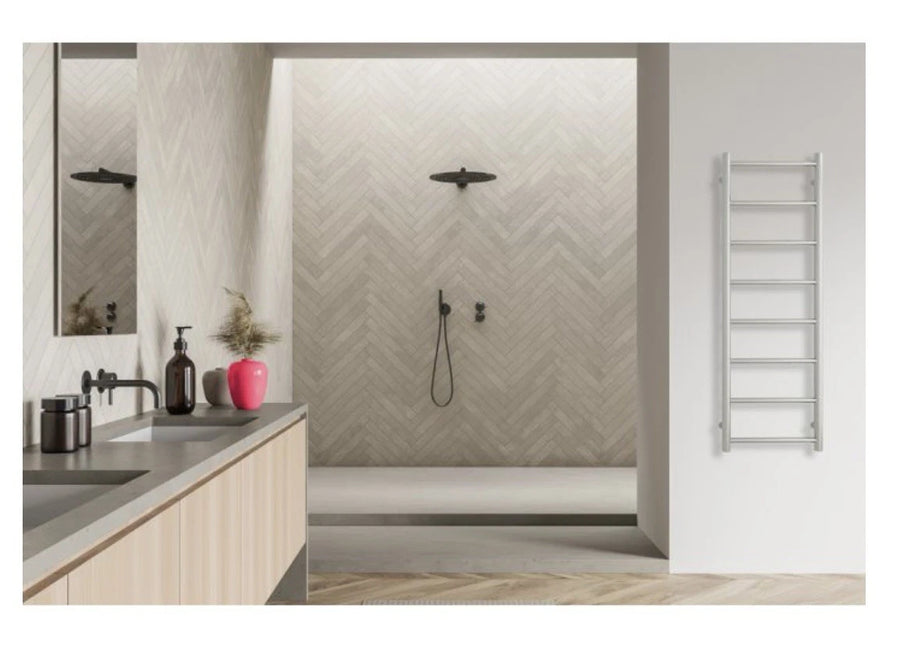 ThermoSphere Heated Towel Rail - White Powder Coated (1120 x 530mm)