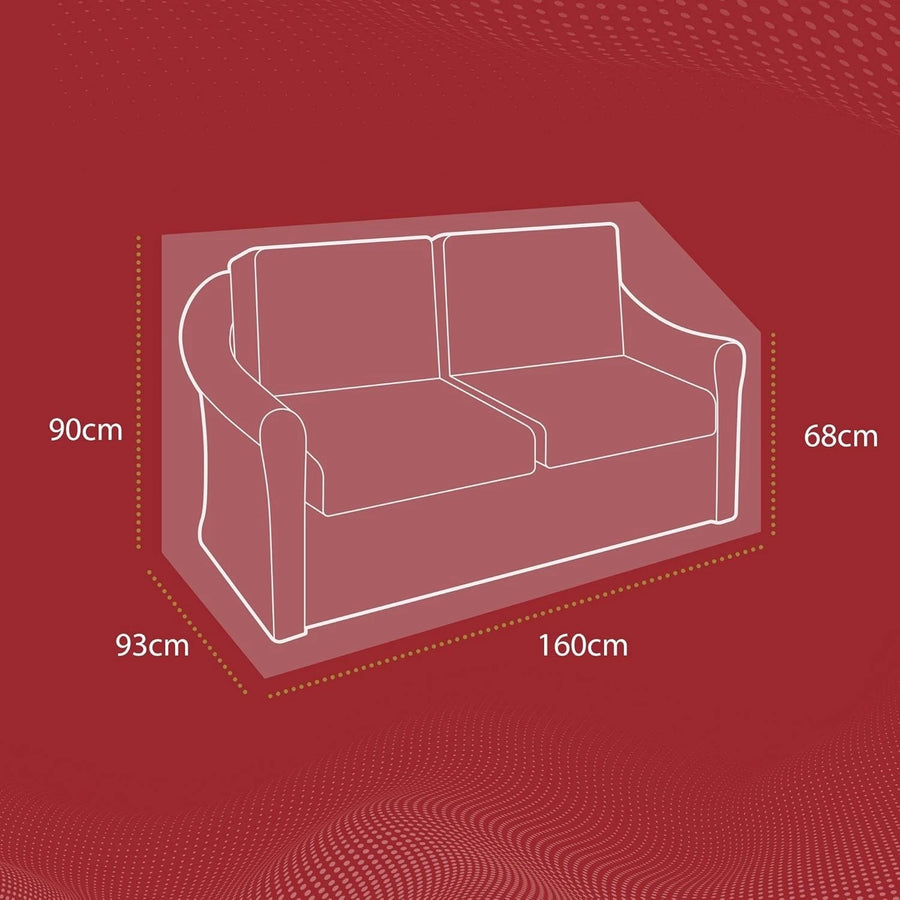 Gardman Modular 2 Seater Garden Sofa Cover - Grey