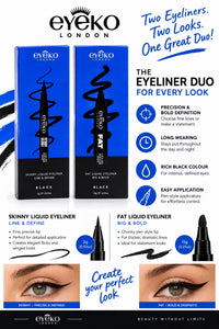 Eyeko Fat & Skinny Eye Liner Duo - Black