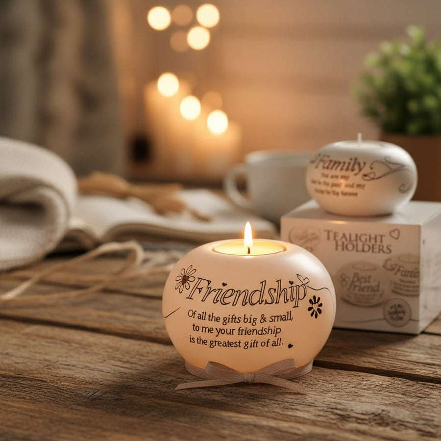 Said with Sentiment Tealight Holder - Friendship - liquidation.store