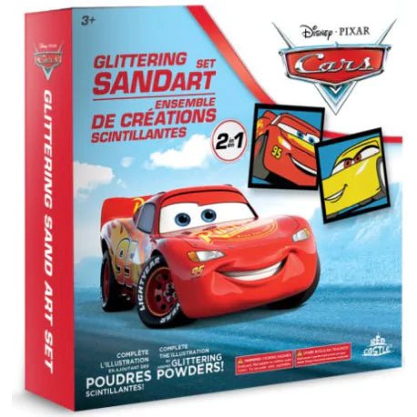 Sand Painting Set - McQueen and Ramirez Cars (3+YRS) - liquidation.store