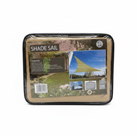 Sand Triangle Shade Sail UV & Mildew Resistant with Ropes 3.6m - liquidation.store