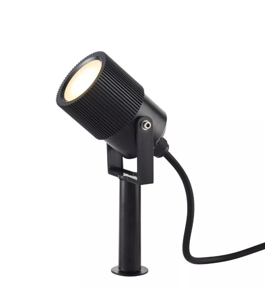 Saxby TELESTO Polycarbonate Spike Light - Black Finish - liquidation.store