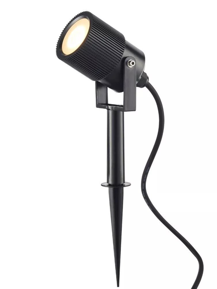 Saxby TELESTO Polycarbonate Spike Light - Black Finish - liquidation.store