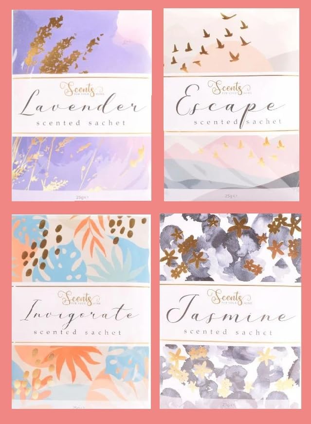Scents For Your Home Scented Sachets Set - 4 Pack - liquidation.store