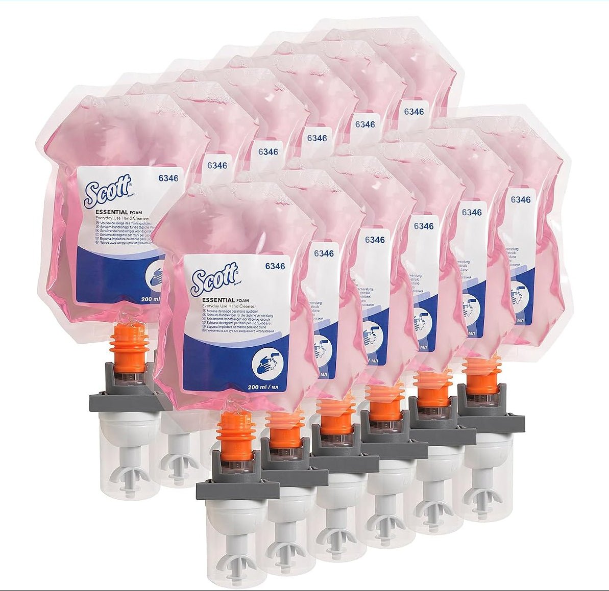 Scott Essentials Foam Everyday Hand Cleanser 200ml x 12 - liquidation.store