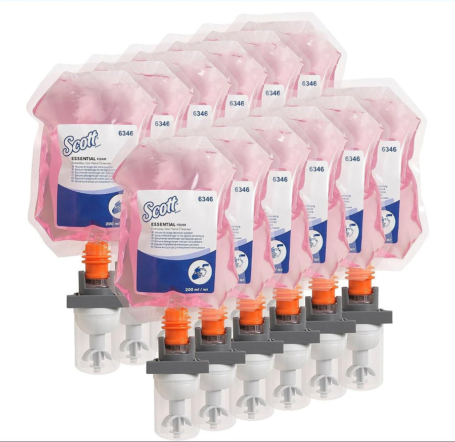 Scott Essentials Foam Everyday Hand Cleanser 200ml x 12 - liquidation.store