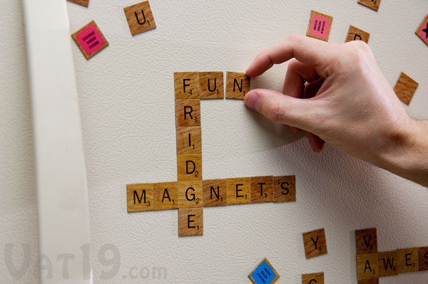 Scrabble Fridge Magnet Tiles - 100+ tiles - liquidation.store