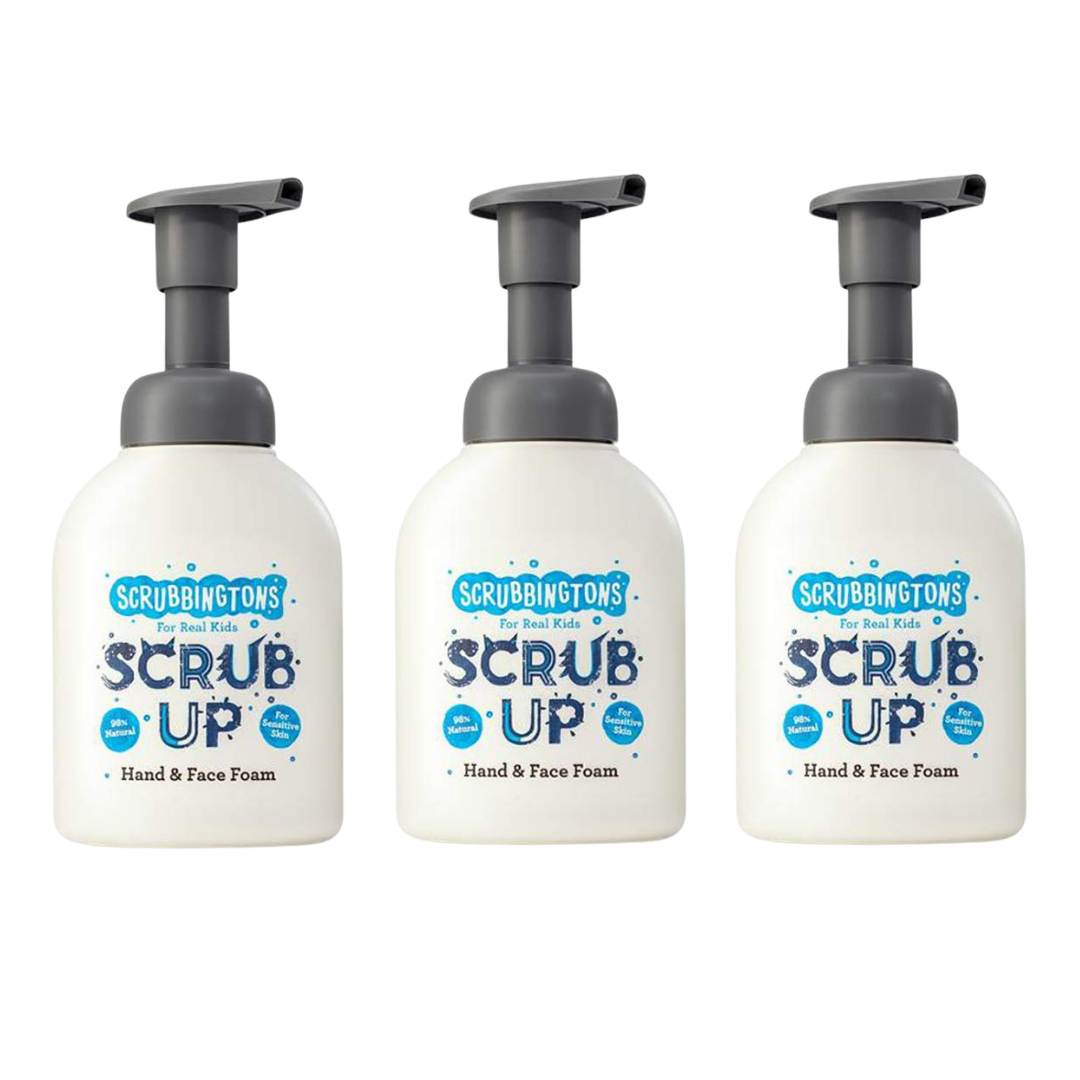 Scrubbingtons Scrub Up Childrens Hand and Face Wash - 3 X 200ml - liquidation.store