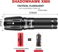 Thumbnail for Shadowhawk X800 6000 lumens Military Torch - liquidation.store