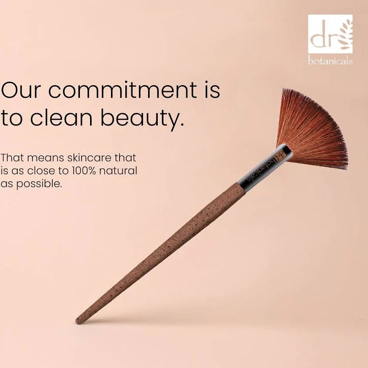 Dr Botanicals Coffee Ground Fan Brush