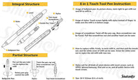 Thumbnail for Shulaner 6 in 1 Ballpoint Pen - liquidation.store