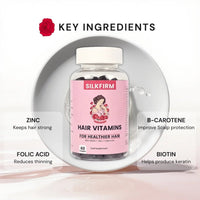 Silkfirm Hair Vitamins Gummies - Watermelon Flavour (60 Gummies) - liquidation.store