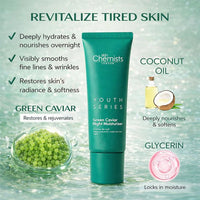 Skin Chemist Youth Series Green Caviar Night Moisturiser 50ml - liquidation.store
