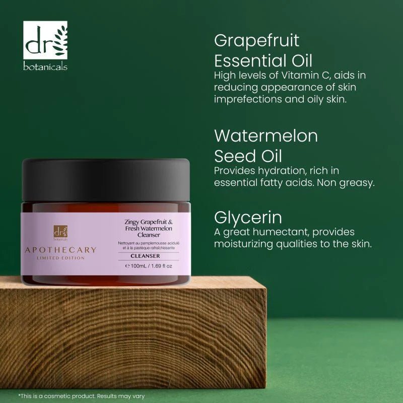 Skin Chemist Zingy Grapefruit & Fresh Watermelon Cleanser 100ml - liquidation.store