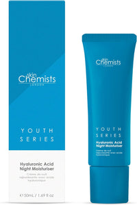 Skin Chemists Youth Series 1% Hyaluronic Acid Night Moisturiser 50ml - liquidation.store