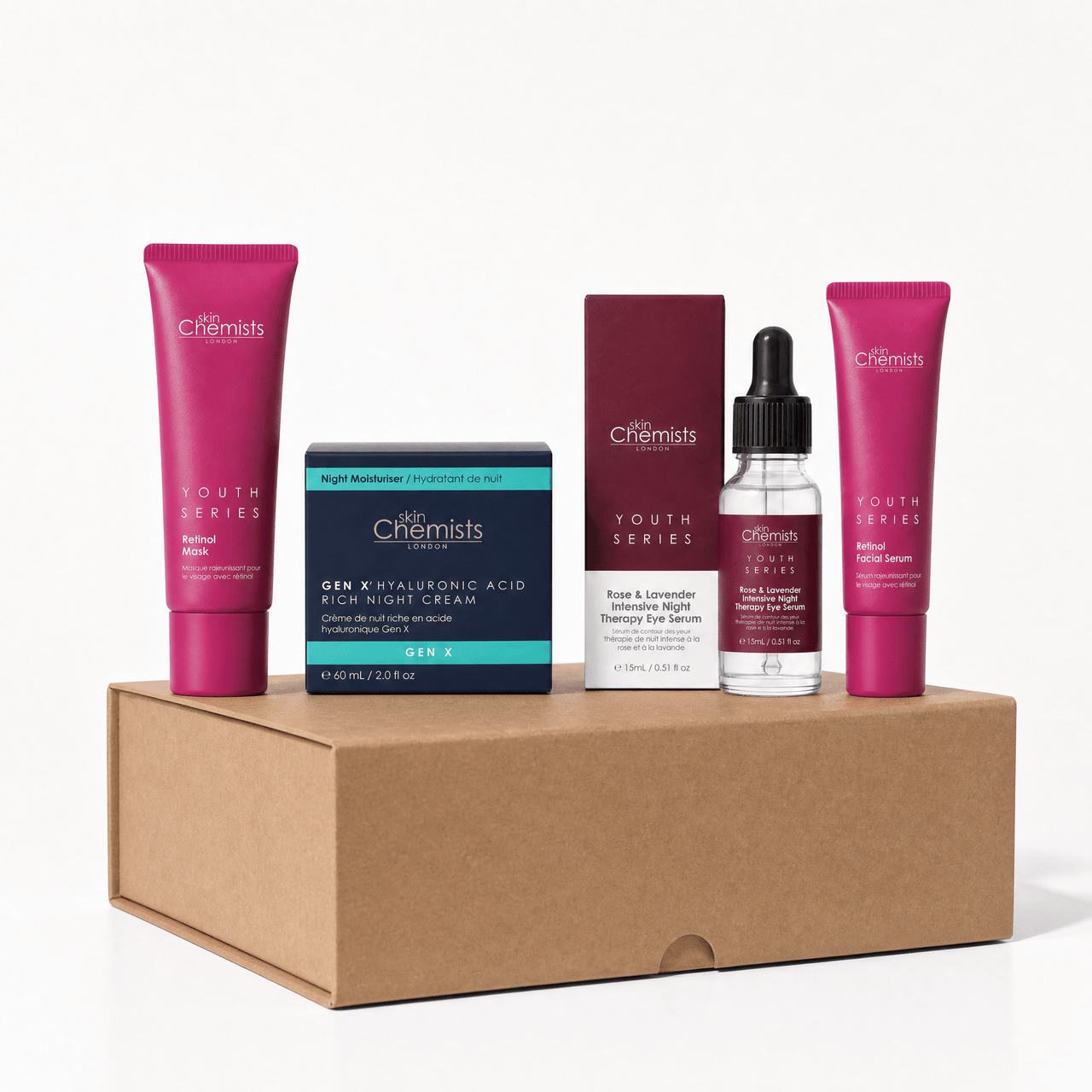 SkinChemists Overnight Skincare Ritual Gift Set - liquidation.store
