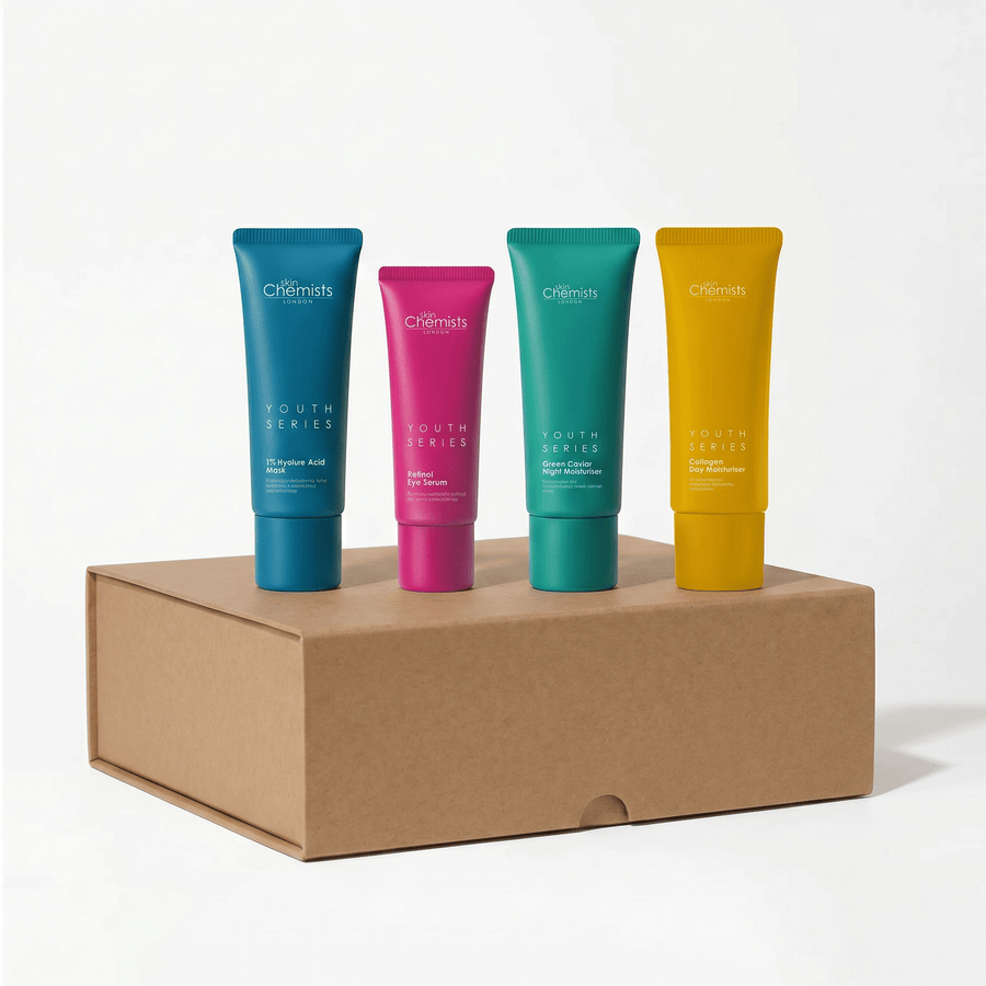 SkinChemists Youth Series Skincare Gift Set – 4 Piece Collection - liquidation.store