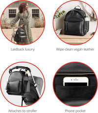 Thumbnail for Skip Hop Diaper Nappy Bag Backpack - Black - liquidation.store