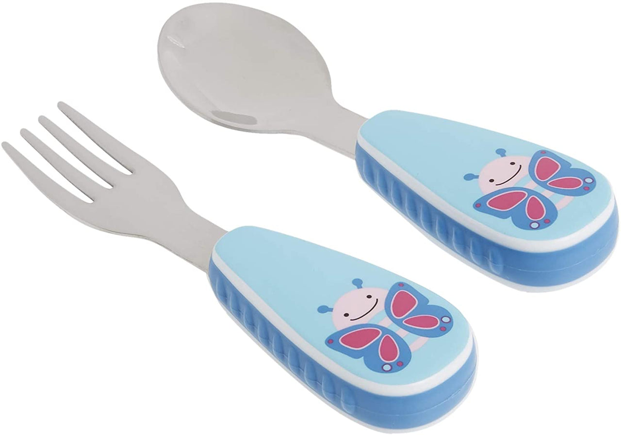 Skip Hop Zoo - tensil Fork and Spoon (Butterfly) - liquidation.store