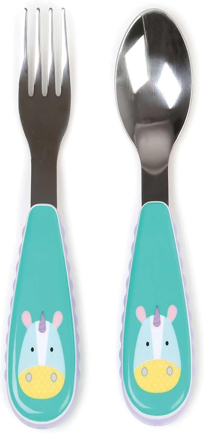 Skip Hop Zootensils Fork and Spoon (Unicorn) - liquidation.store