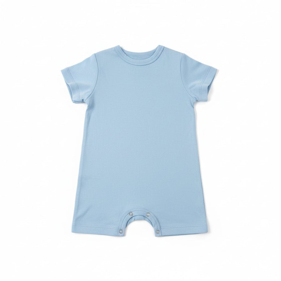 Sky Blue Short Baby Romper (Various Sizes) - liquidation.store