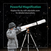 Thumbnail for Skyways 70070 Astronomy Telescope Beginners - White - liquidation.store