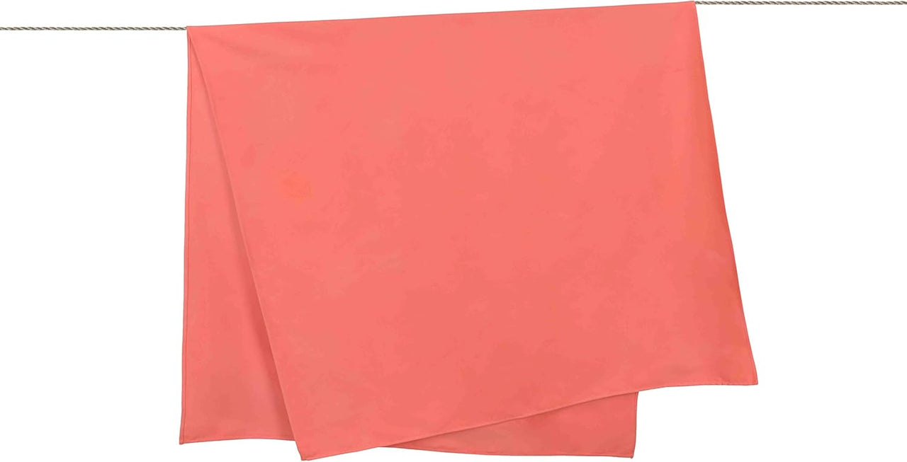 Sleepdown Large Soft Microfiber Beach Towel - Coral - liquidation.store