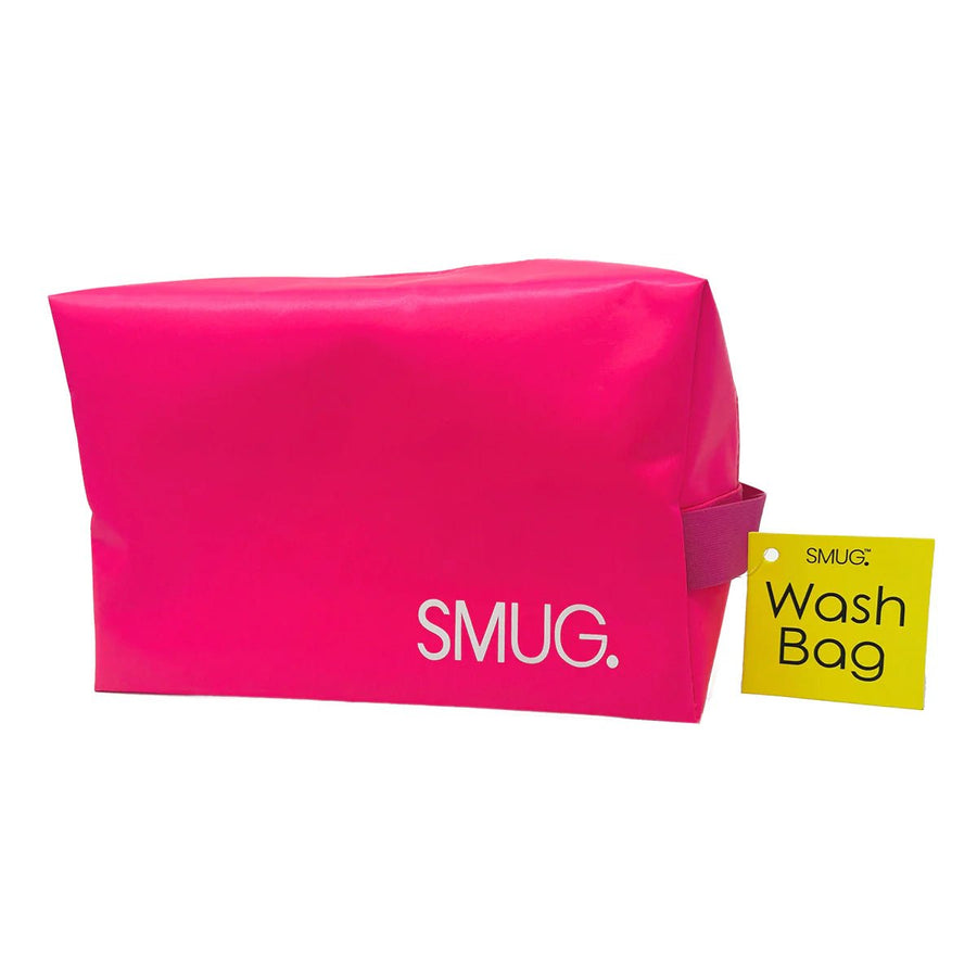 SMUG Wash Bag - Bright Pink - liquidation.store