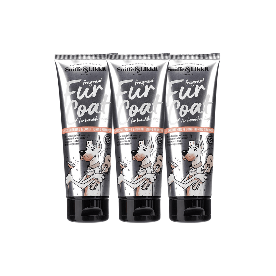 Sniffe and Likkit - Dog Shampoo and Conditioner, 3 in 1. 250ml - 3 pack - liquidation.store
