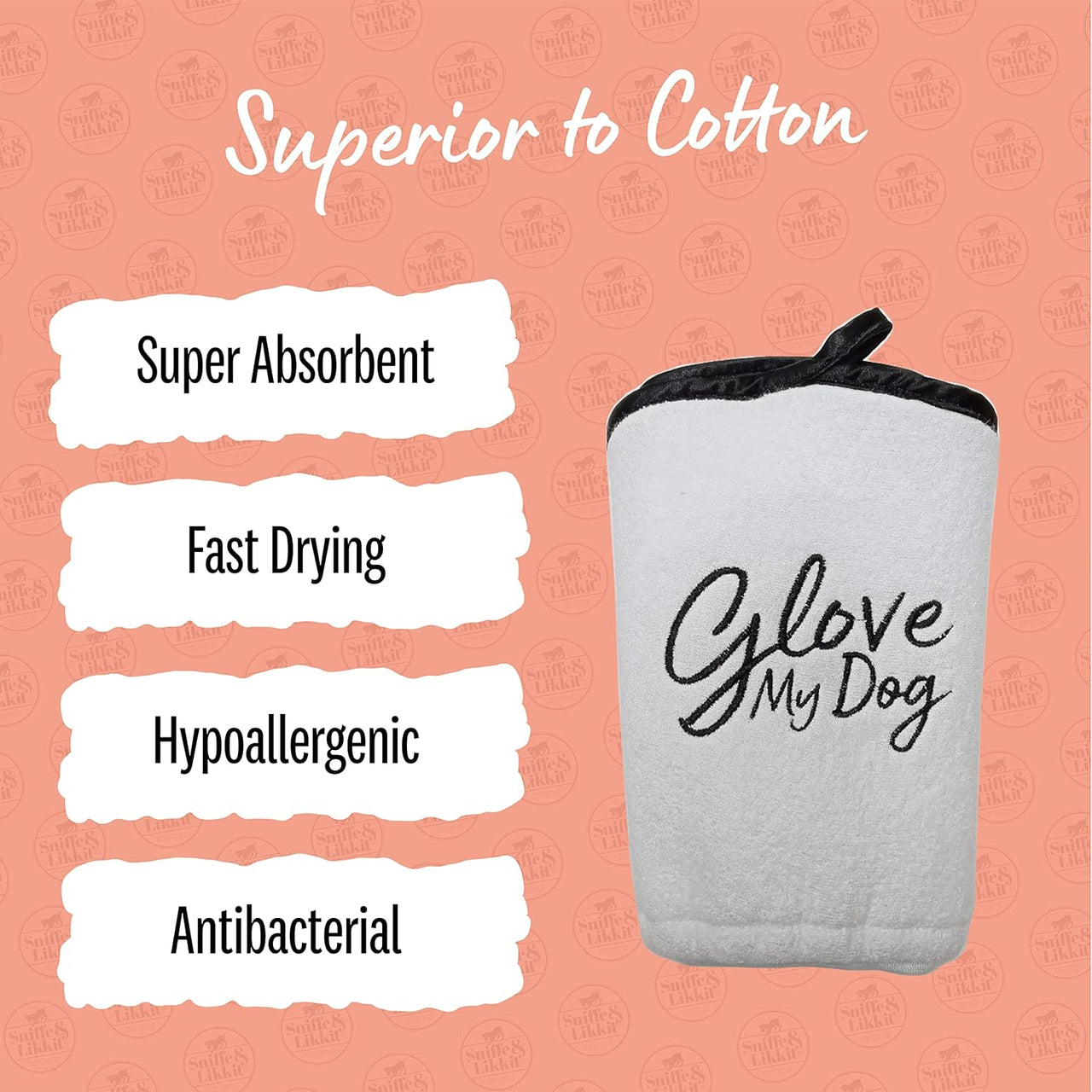 Sniffe and Likkit - Super Absorbent Bamboo Dog Towel - liquidation.store