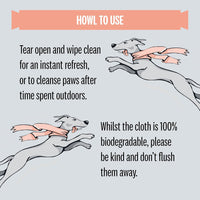 Thumbnail for Sniffe and Likkit - Wippets Paw Cleansing Wipes (10 Sachets) - liquidation.store