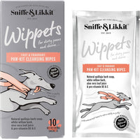 Thumbnail for Sniffe and Likkit - Wippets Paw Cleansing Wipes (10 Sachets) - liquidation.store