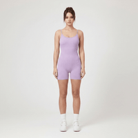 Snuggz Lilac Super Stretch Ribbed Waist Short Unitard (Various Sizes) - liquidation.store