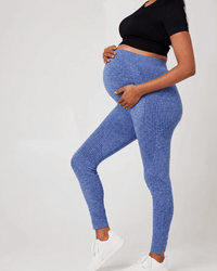 Snuggz Maternity - Sculpt Legging Blue Marl (11030) - liquidation.store