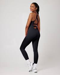 SnuggzFit Black Super Stretch Cross Back Unitard - liquidation.store