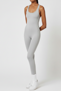 SnuggzFit Black Super Stretch Cross Back Unitard - liquidation.store
